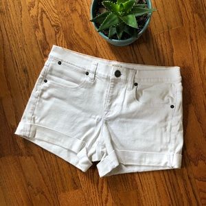 🌿 j.crew white denim shorts | 25 🌿